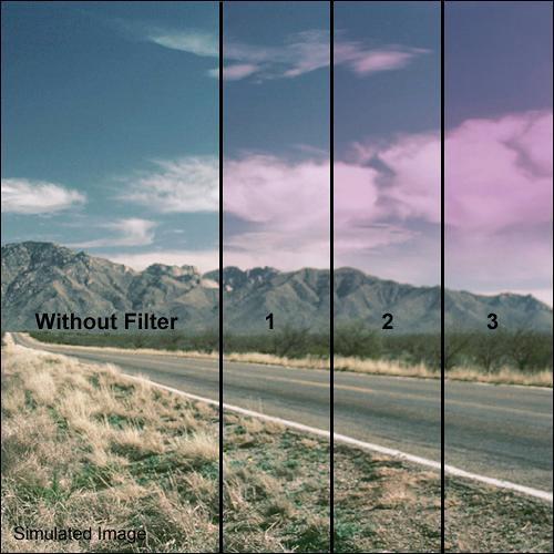 Formatt Hitech 5.65 x 5.65" Color Graduated Plum 1 Filter