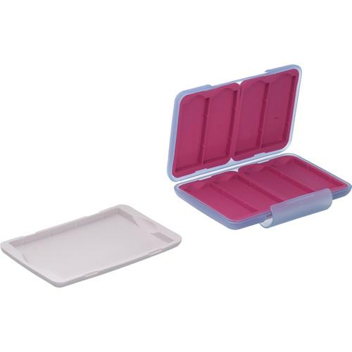 Hakuba Hard Plastic Digital Media Storage Case - holds Eight Memory Stick Cards