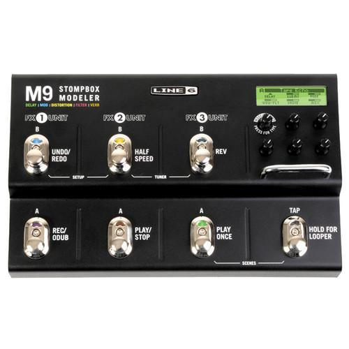 Line 6 M9 Stompbox Modeler - Delay, Modulation, Distortion, Filter & Reverb