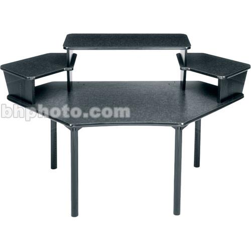 Middle Atlantic Corner Video Desk w 3-Piece Overbridge MDV-CNR3