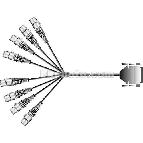 Pro Co Sound Analog Multi Track Recording Cable for Tascam DA88 & Comaptible Mixers, D-Sub DB25 to 8x XLR Female - 10