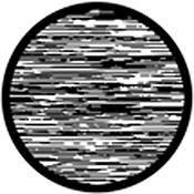 Rosco Standard Black and White Glass Spectrum Gobo #81135 Open Static