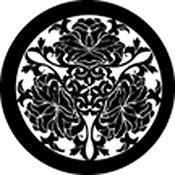 Rosco Standard Black and White Glass Spectrum Gobo #81172 Chrysanthemums