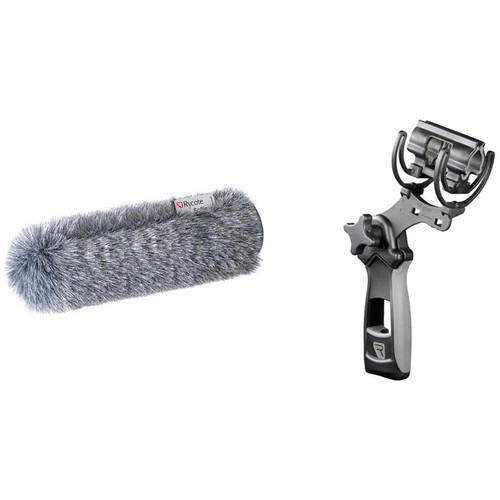Rycote Standard Hole Softie with Lyre Mount and Pistol Grip
