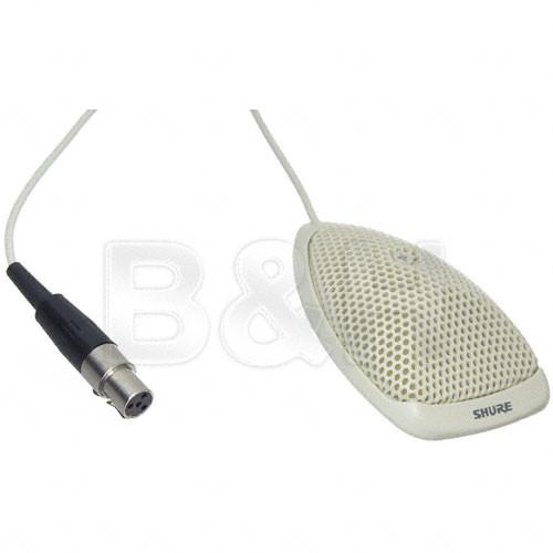 Shure MX391W S - Super-Cardioid Boundary Condenser Microphone