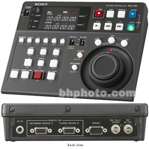Sony RM280 Remote Edit Controller for Sony Professional Video, Sony, RM280, Remote, Edit, Controller, Sony, Professional, Video