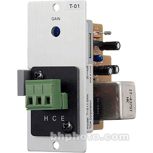 Toa Electronics T-01S - Balanced Line Output Module for 900 Series Amplifiers