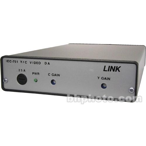 Link Electronics IEC-751 1x4 Y C S-Video Distribution Amplifier - 4-Pin, Gain Control