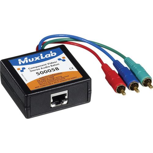 MuxLab 500058 Component Video Stereo Audio Balun