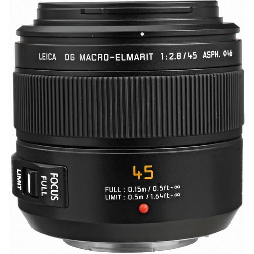 Panasonic Leica DG Macro-Elmarit 45mm f 2.8 ASPH. MEGA O.I.S. Lens