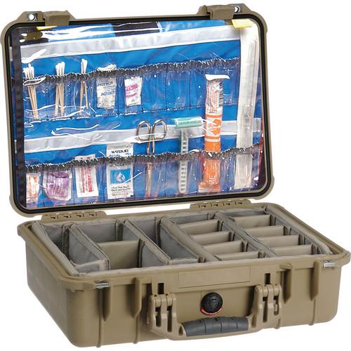 Pelican 1500EMS Watertight ATA Hard Case with EMS Organizer and Dividers