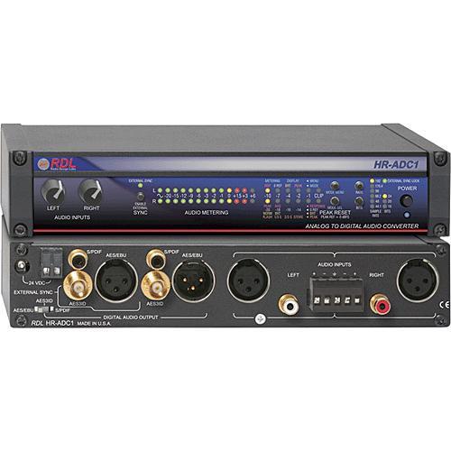 RDL HR-ADC1 - Analog to Digital Audio Converter - 24 Bit 192 kHz