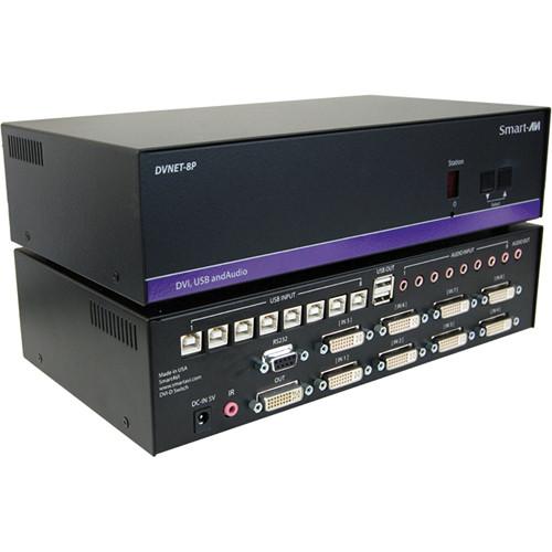 Smart-AVI 8-port Cross-platform DVI-D Switch