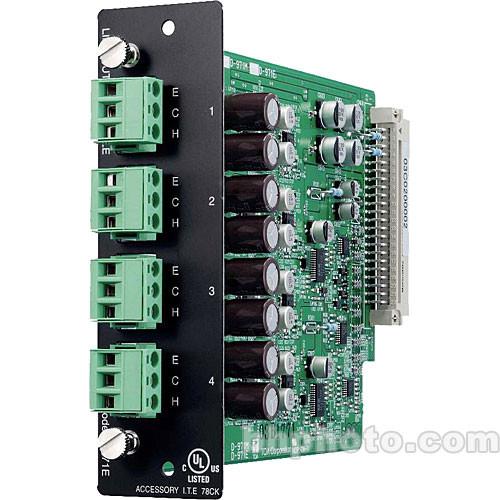 Toa Electronics D-971E - 4 x Balanced Line Output Module for D-901 and DP-K1