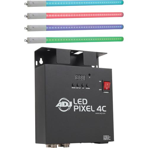 American DJ LED Pixel Tube 360 with 4-Channel Controller Driver System