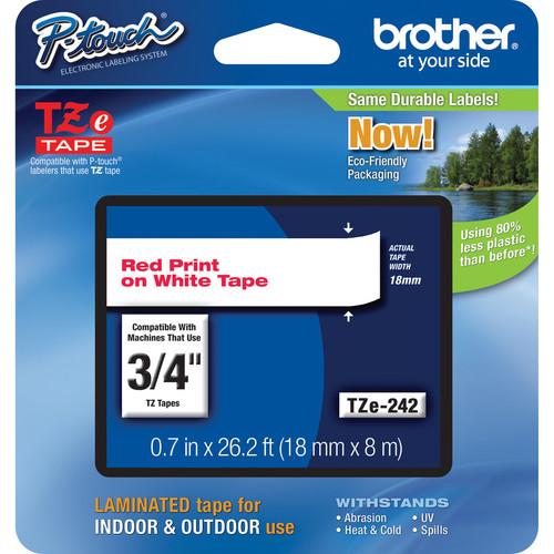 Brother TZe242 Laminated Tape for P-Touch Labelers