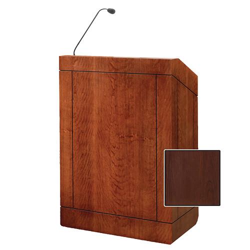 Da-Lite Providence 32" Multi-Media Floor Lectern with Gooseneck Microphone