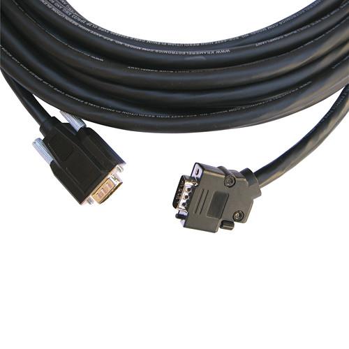 Kramer 15-Pin VGA Male to 45° Male Plenum Cable with 3.5mm Audio