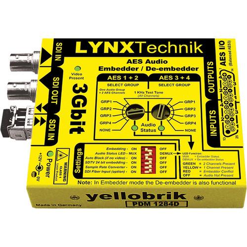 Lynx Technik AG yellobrik PDM 1284 D AES Audio Embedder De-Embedder
