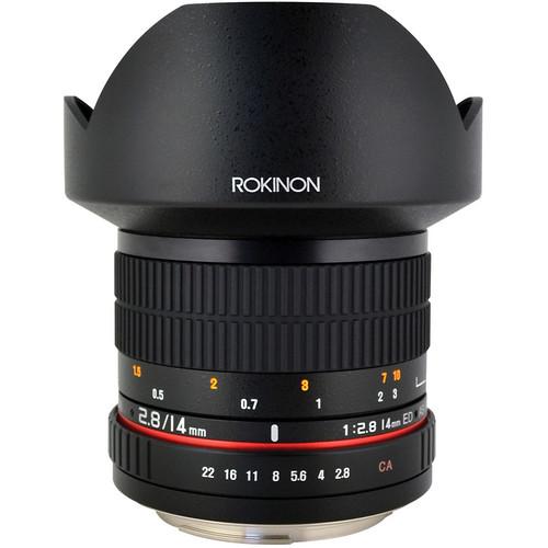 Rokinon 14mm f 2.8 ED AS IF UMC Lens for Micro Four Thirds Mount