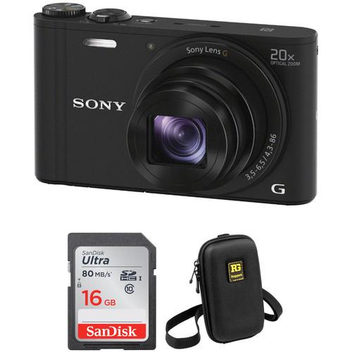 Sony Cyber-shot DSC-WX350 Digital Camera with Free Accessory Kit