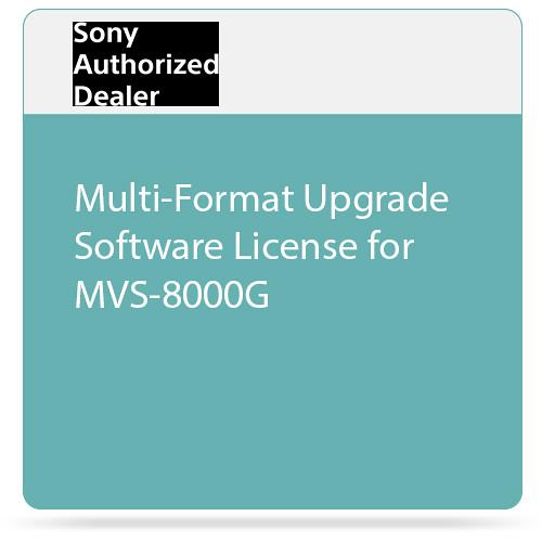 Sony Multi-Format Upgrade Software License for MVS-8000G
