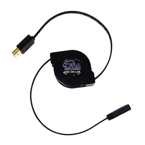 Tera Grand Micro HDMI Male to HDMI Male Retractable Cable