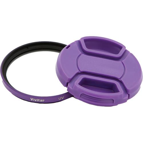 Vivitar 58mm UV Filter and Snap-On Lens Cap
