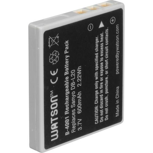 Watson DB-L20 Lithium-Ion Battery Pack, Watson, DB-L20, Lithium-Ion, Battery, Pack