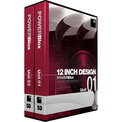 12 Inch Design PowerBlox 2-Pack Units 01 and 02 - General Purpose Royalty-Free Animated and Static Motion Graphics Elements - NTSC - DVD