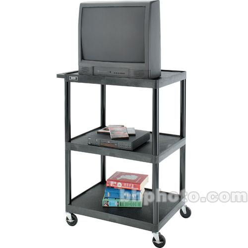 Advance PL9-48R PixMate Lightweight Plastic Cart - 24" x 32" Shelf - 48" Height