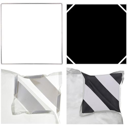 Chimera Pro Panel Fabric Kit - includes: 48x48" Aluminum Frame, 1 2 Diffusion, Black White Panels, Duffle Case