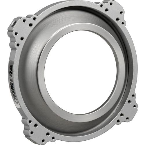 Chimera Speed Ring, Aluminum for Video Pro Bank for Arrilite 600, Dedolight 200, 300, 400D, 500, 600, Mole-Richardson Midget 200, HMI 200, Betweenie 300, Teenie Weenie 600 & Tweenie 650 - Circular 5-1 8"