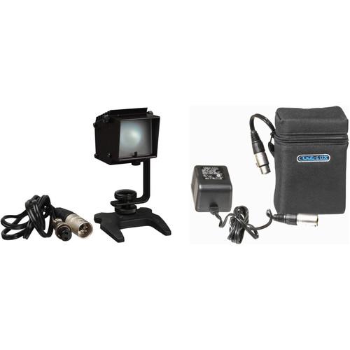 Cool-Lux LK-2524 Digi-Lux On-Camera Light Kit - 35 Watt, Dimmer, 4-pin XLR Connector, Shoe Mount, Battery and Charger