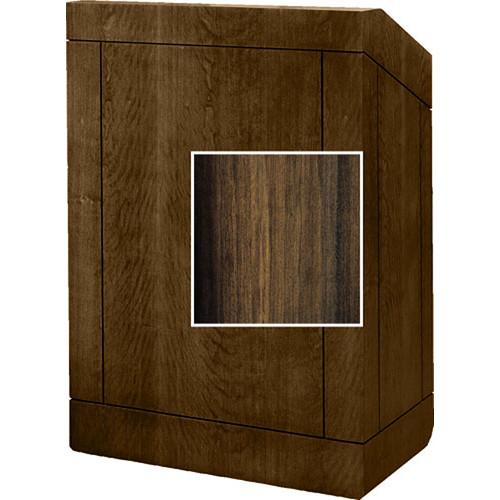 Da-Lite Floor Lectern, 32" Multi-Media - The Providence - No Sound - Heritage Walnut Laminate
