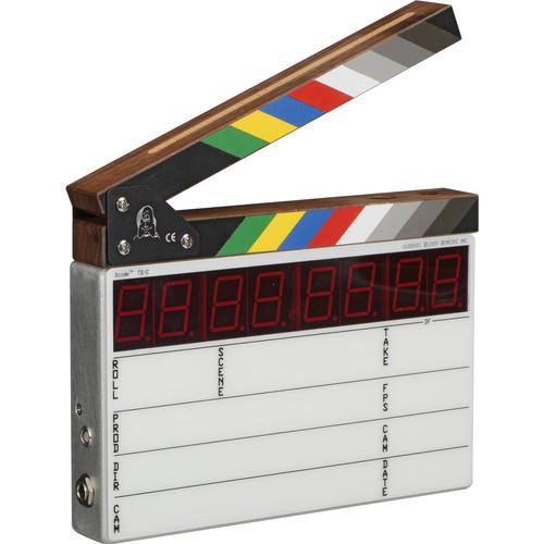 Denecke TS-C Compact Time Code Slate - Color Clapper, EL Backlit