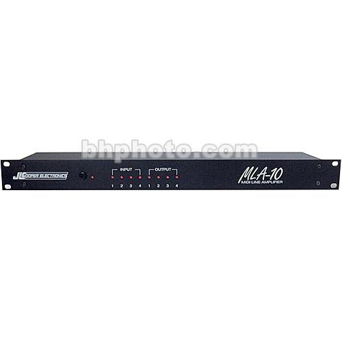 JLCooper MLA-10 - 4 Input 4 Output Rack-Mount MIDI Line Amplifier