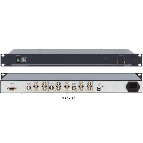 Kramer VP-123V 1x3 RGBHV Distribution Amplifier - HD-15, Rackmountable
