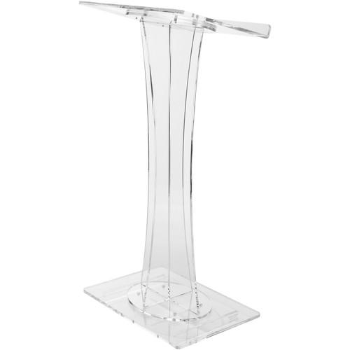 Oklahoma Sound 471 Lectern - Clear Acrylic, Plexiglas
