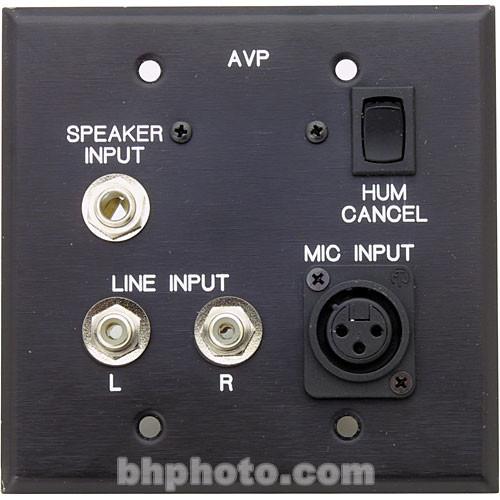 Pro Co Sound AVP-1 - Wall Plate Audio Video Interface - Black