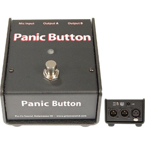 Pro Co Sound Panic Button - Cough Drop Series Live Sound A B or Muting Switch