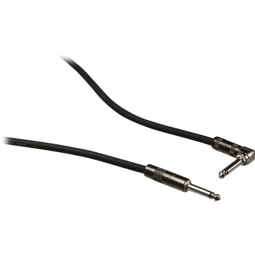 Pro Co Sound ProPatch Series 1 4" Phone Angled Male to 1 4" Phone Male Instrument Cable - 10