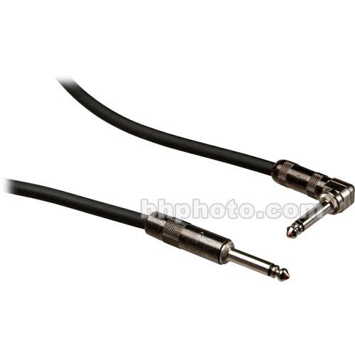 Pro Co Sound ProPatch Series 1 4" Phone Angled Male to 1 4" Phone Male Instrument Cable - 30
