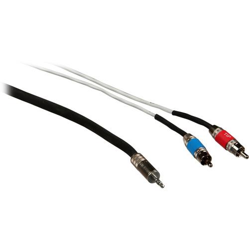 Pro Co Sound Stereo Mini to 2 RCA Male Soundcard Patch Y-Cable - 20