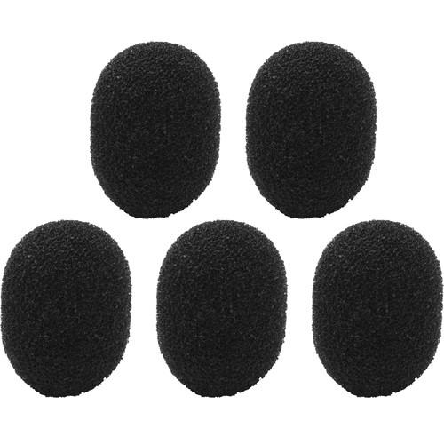 Shure RPM304 Foam Windscreen for Shure MC50B, WL50, WL51, and Beta53 Lavalier Microphones - 5-pack