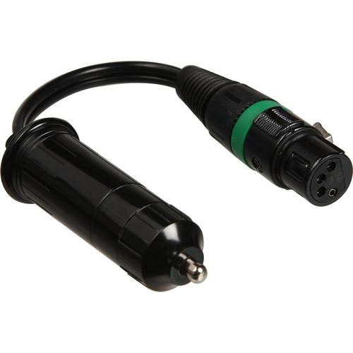 Smith-Victor 4-Pin XLR Female to Cigarette Lighter Plug