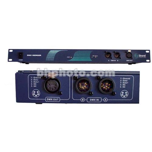 Strand Lighting DMX Merge Controller - 2 In, 1 Out - Rackmount