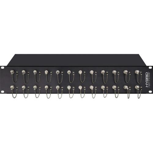 Camplex 24-Port ST to ST Optic Fiber Feedthru Rackmount Cabinet