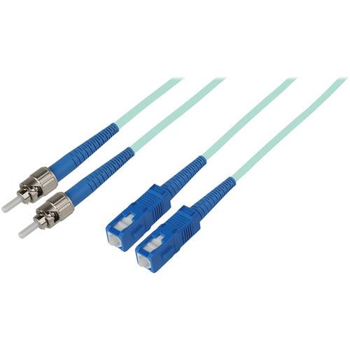 Camplex Duplex ST to Duplex SC Multimode Fiber Optic Patch Cable