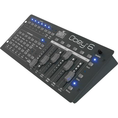 CHAUVET DJ Obey 6 Compact Controller, CHAUVET, DJ, Obey, 6, Compact, Controller